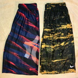 2 Nike Boy's Basketball Shorts, XL, Dri-Fit, NWT!